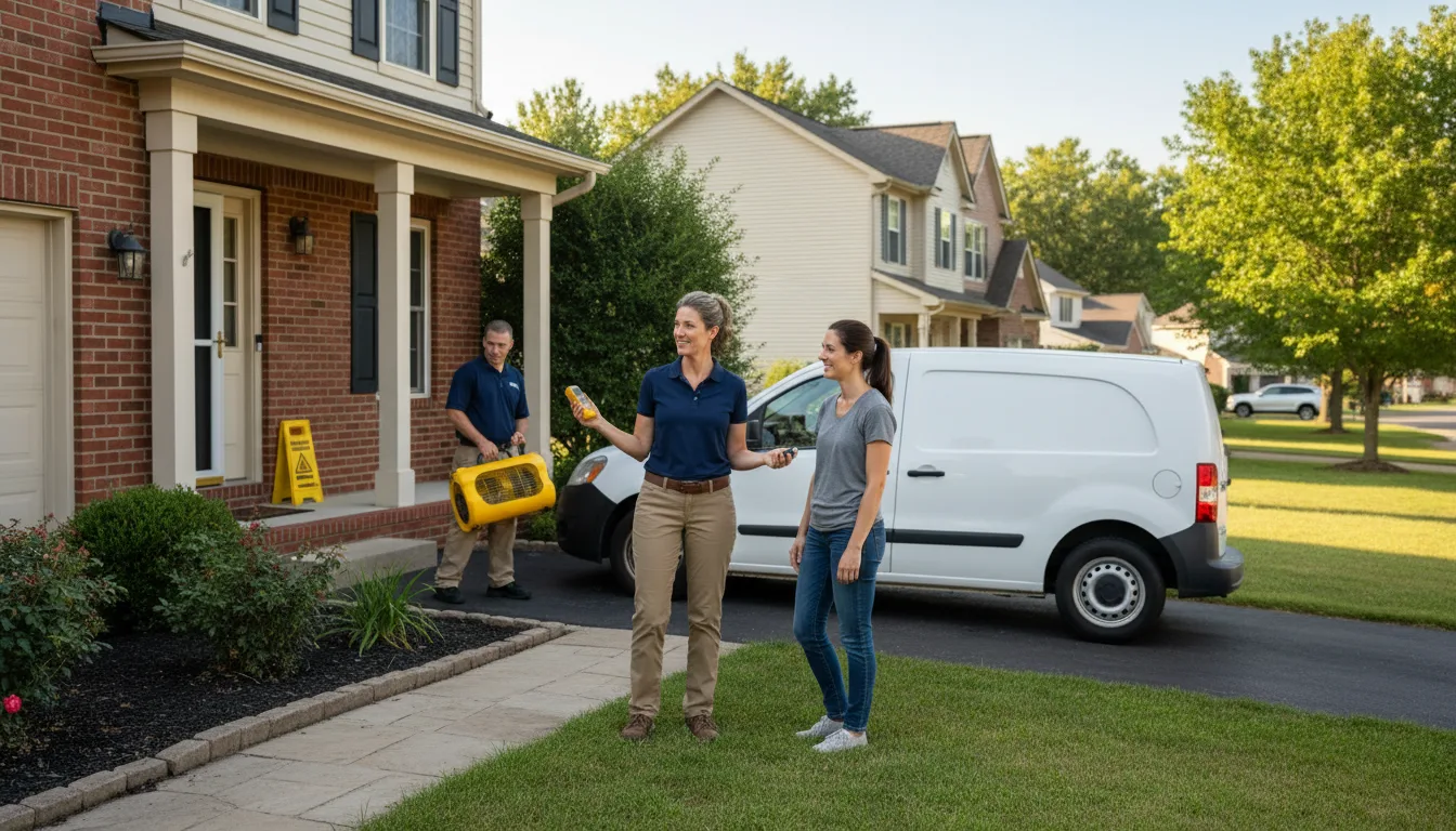 Water restoration image for Water Damage & Restoration Services in Vergas, MN